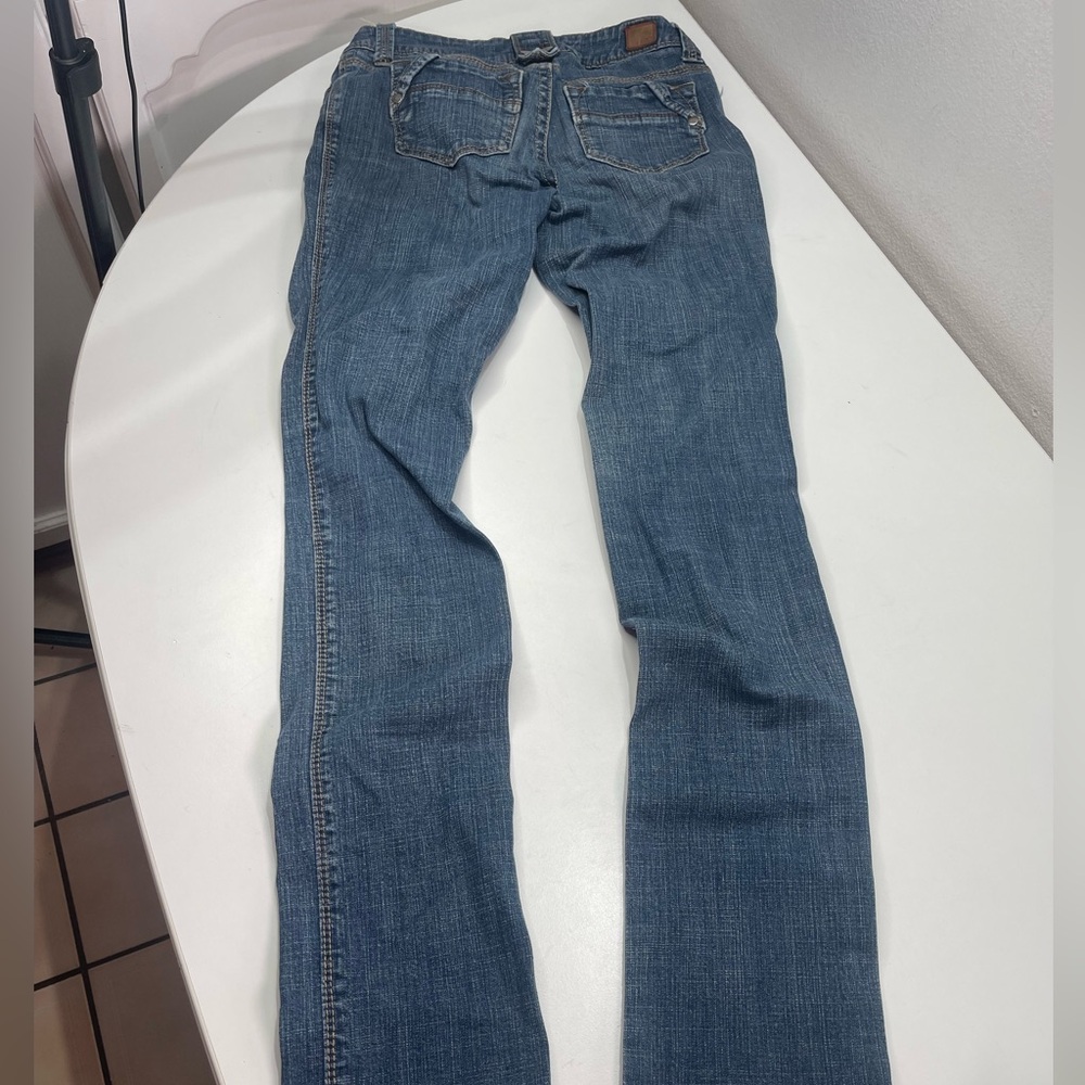 Y2K H2j Low Rise Skinny Jeans 5/6 Juniors Blue Denim